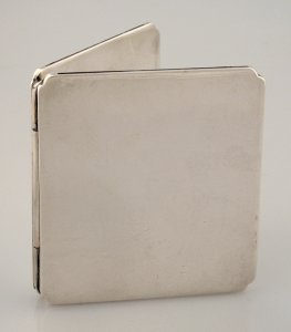 Hinged Silver "book" Picture Frame for 2 Pictures - Photo 1