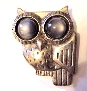Owl Pin Designed by Spratling and Produced by Silson - Photo 1