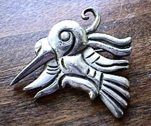 Hummingbird Pin by Silson - Photo 1
