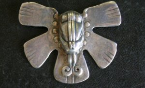 Silson Serpent Motif Pin - Photo 1