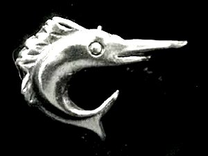 Pin of a Curved Swordfish - Photo 1