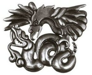 Eagle and Serpent Pin - Photo 1