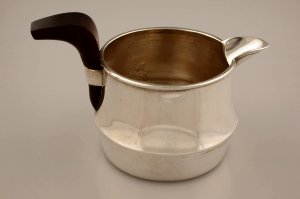 Contemporary Small Silver Cream Pitcher - Photo 1