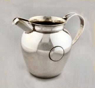 Martini Pitcher with Applied Circle on Either Side - Photo 1