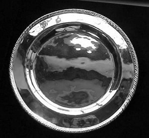 Heavy Large Plate with Rope Trim - Photo 1