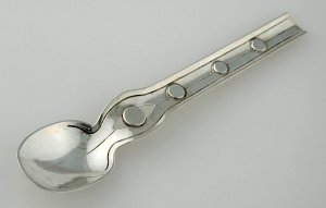 Child's Spoon with Pierced Design - Photo 1