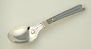Teaspoon in the Amarres Disco Pattern with One Applied Disc - Photo 1