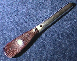 Salt Spoon with Ebony Bowl - Photo 1