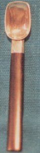 Mustard Spoon of Silver and Ebony - Photo 1