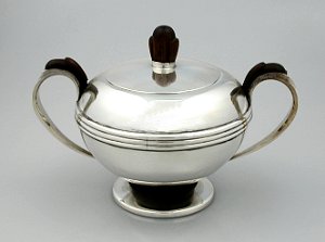 Sugar Bowl Is Part of a Coffee and Tea Service - Photo 1