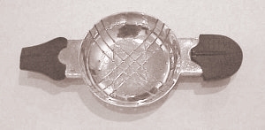 Tea Strainer with Rosewood Handles on Two Sides - Photo 1