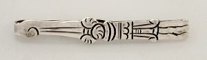 Tie Clasp with Pre-Columbian Designs - Photo 1