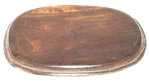 Small Wooden Tray with Shaped Lip - Photo 1