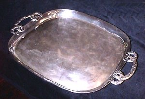 Large Silver Tray - Photo 1